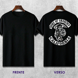 Camiseta - Sons Of Anarchy - Estampa nas Costas