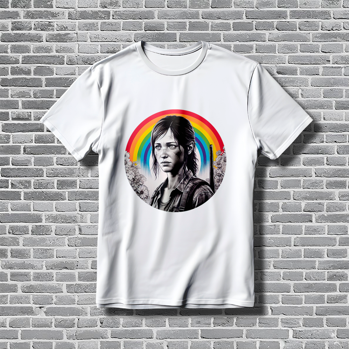 Nome do produto: Camiseta Ellie - The Last Of Us #Pride