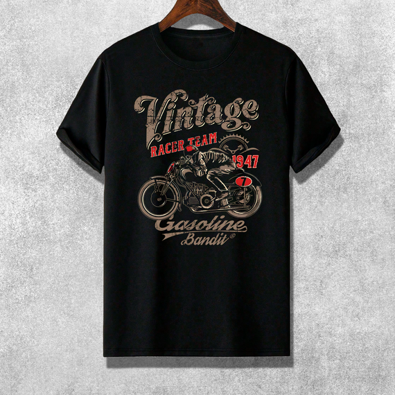 Camiseta - Vintage Racer - MotoRock