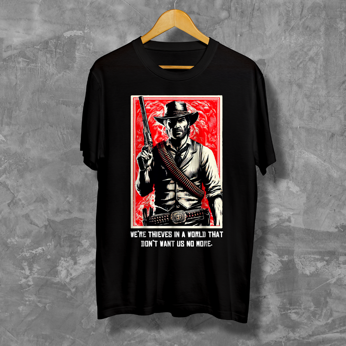 Nome do produto: Camiseta Arthur Morgan - Red Dead Redemption 2