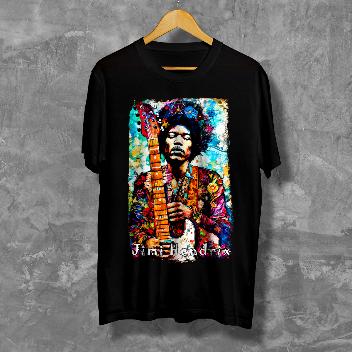 Nome do produto: Camiseta - Jimi Hendrix