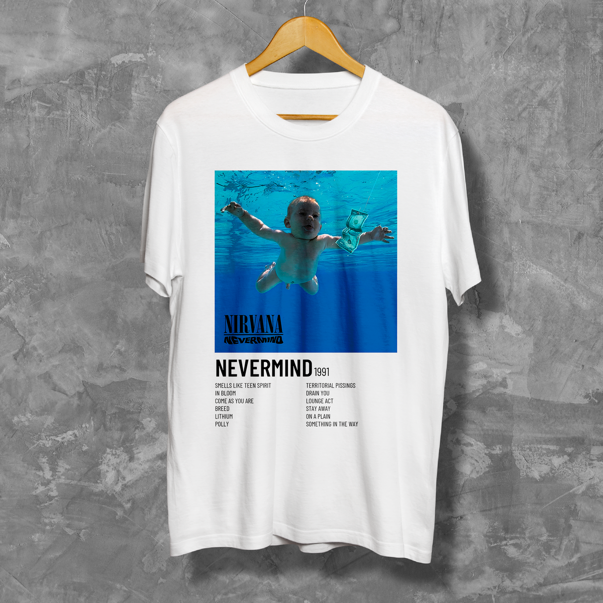 Nome do produto: Camiseta - Nevermind - Nirvana