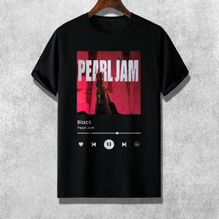 Nome do produtoCamiseta - Pearl Jam - Black | Playlist