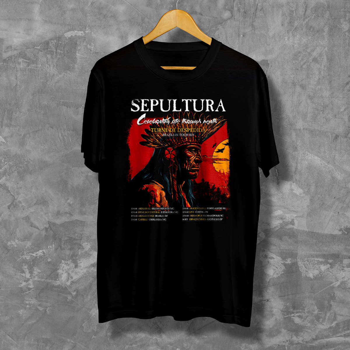 Nome do produto: Camiseta - Sepultura - Última Turnê