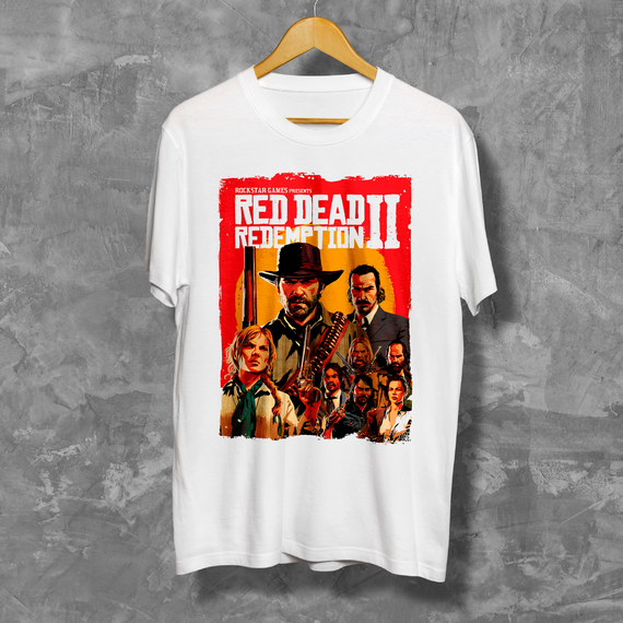 Camiseta - Poster - Red Dead Redemption 2