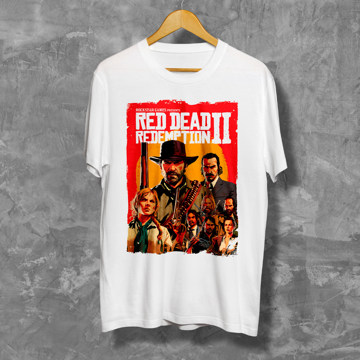 Nome do produto: Camiseta - Poster - Red Dead Redemption 2