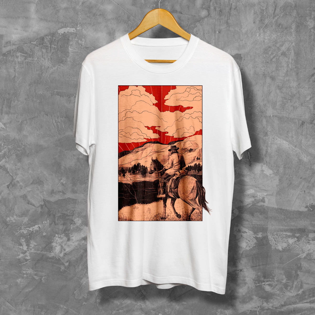 Nome do produto: Camiseta - Red Dead Art