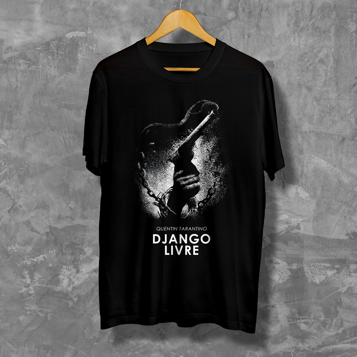 Nome do produto: Camiseta - Django Livre | Coleção Movies Ink