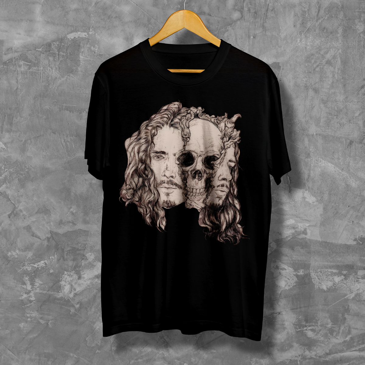 Nome do produto: Camiseta - Chris Cornell Caveira