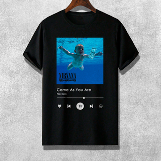 Camiseta - Nirvana - Come as You Are | Playlist