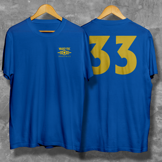 Nome do produtoCamiseta - Fallout - Vault - Refúgio 33