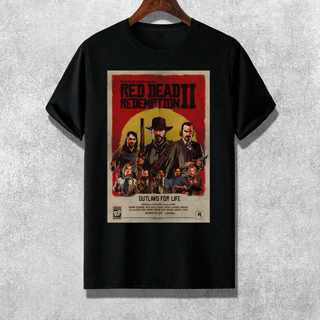 Nome do produtoCamiseta - Poster Red Dead Redemption 2