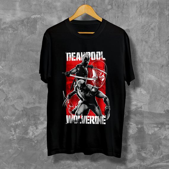 Camiseta - Deadpool e Wolverine