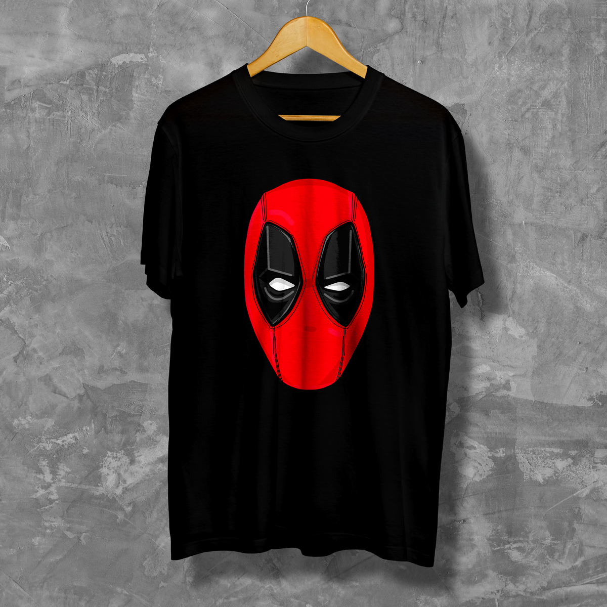 Nome do produto: Camiseta - Cabeça Deadpool | Hugo Vieira Arts