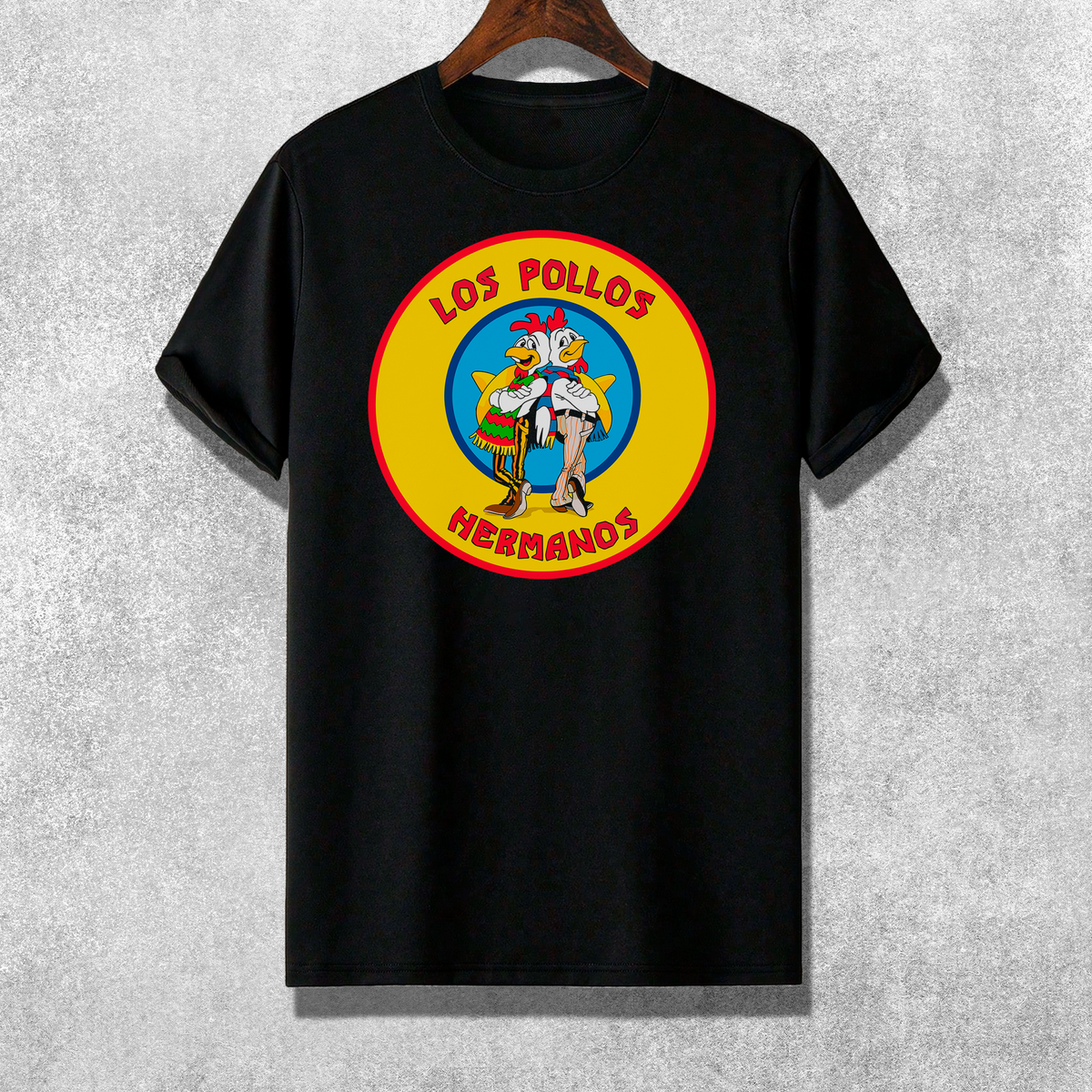 Nome do produto: Camiseta Los Pollos Hermanos - Breaking Bad 