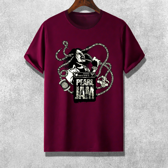 Camiseta - Eddie Vedder - Pearl Jam | 90's