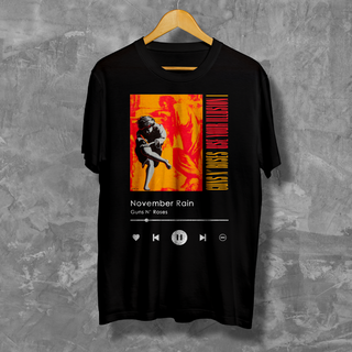 Nome do produtoCamiseta - November Rain - Guns N' Roses