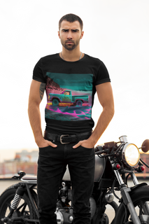 Camionete na praia- T-Shirt Unissex