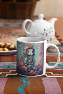 Nome do produtocute astronaut mug