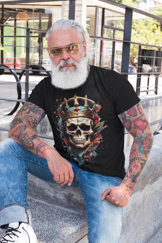 King Skull - Unissex T-Shirt