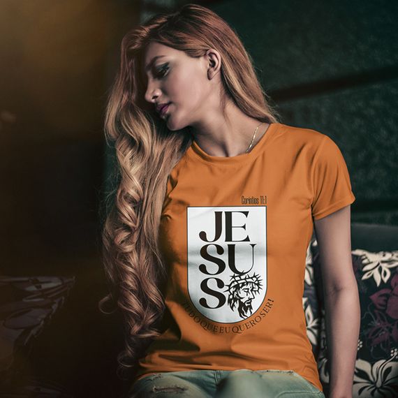 Camiseta Feminina - Jesus tudo que eu quero ser