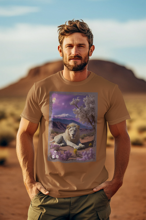Camiseta T-Shirt Pima Unissex - Coleção Leão de Judá  