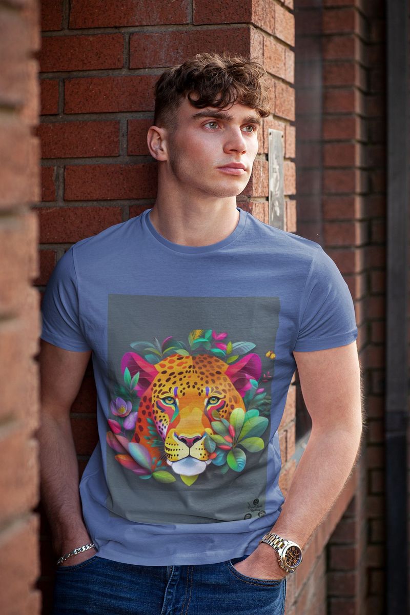 Nome do produto: Camiseta T-Shirt Estonada Face do Jaguar 04/04#
