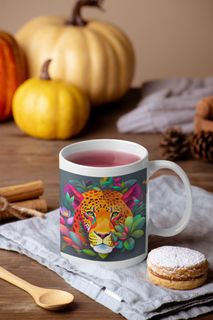 Caneca Face do Jaguar 04/04# (Lado 2 Laranja)