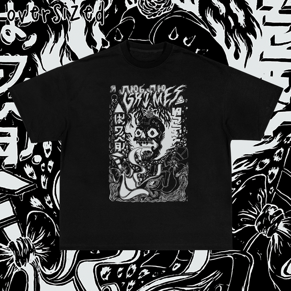 Camiseta Oversized 'GRIMES - VISIONS'