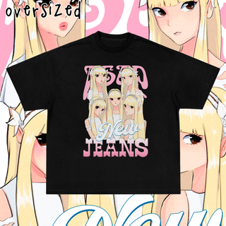 Nome do produtoCamiseta Oversized 'NEWJEANS - ASAP (Versão Anime)'