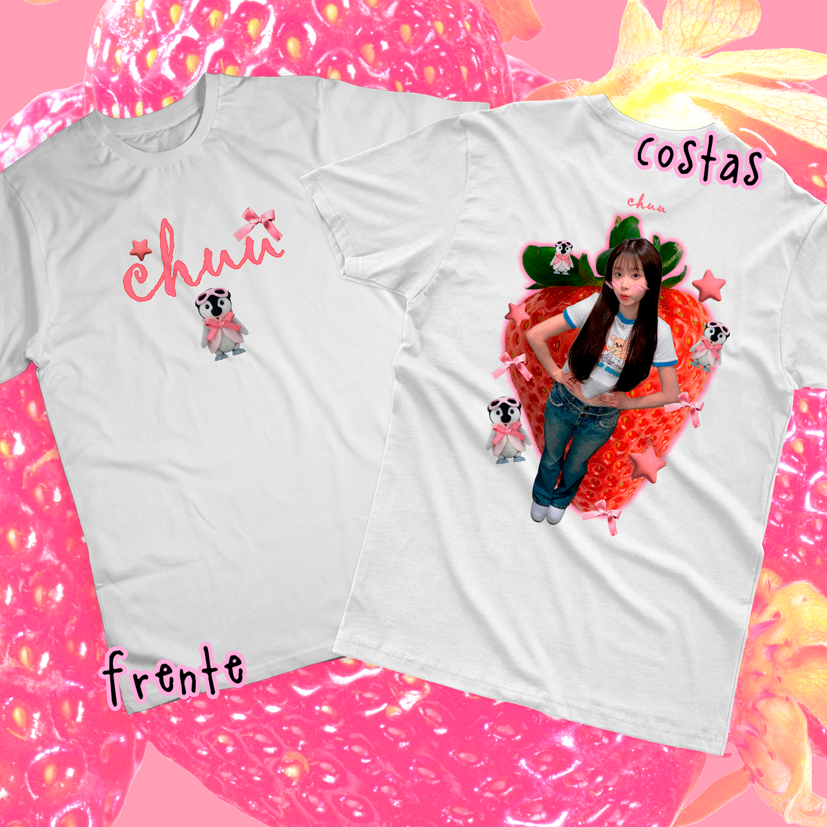 Nome do produto: Camiseta Frente e Costas \'CHUU\'