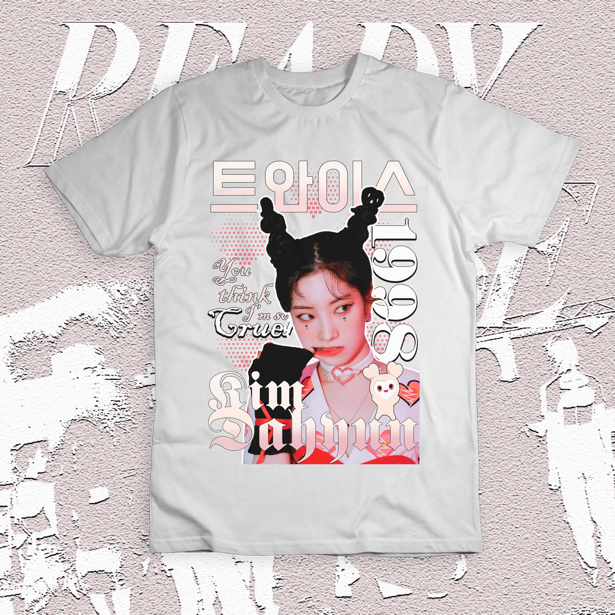 Nome do produto: Camiseta \'KIM DAHYUN (Twice)\'