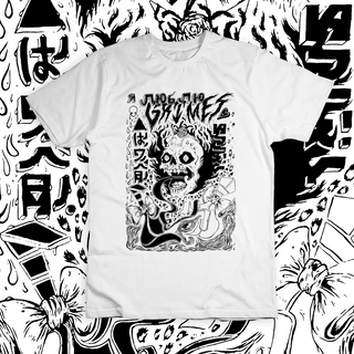 Camiseta Branca 'GRIMES - VISIONS'