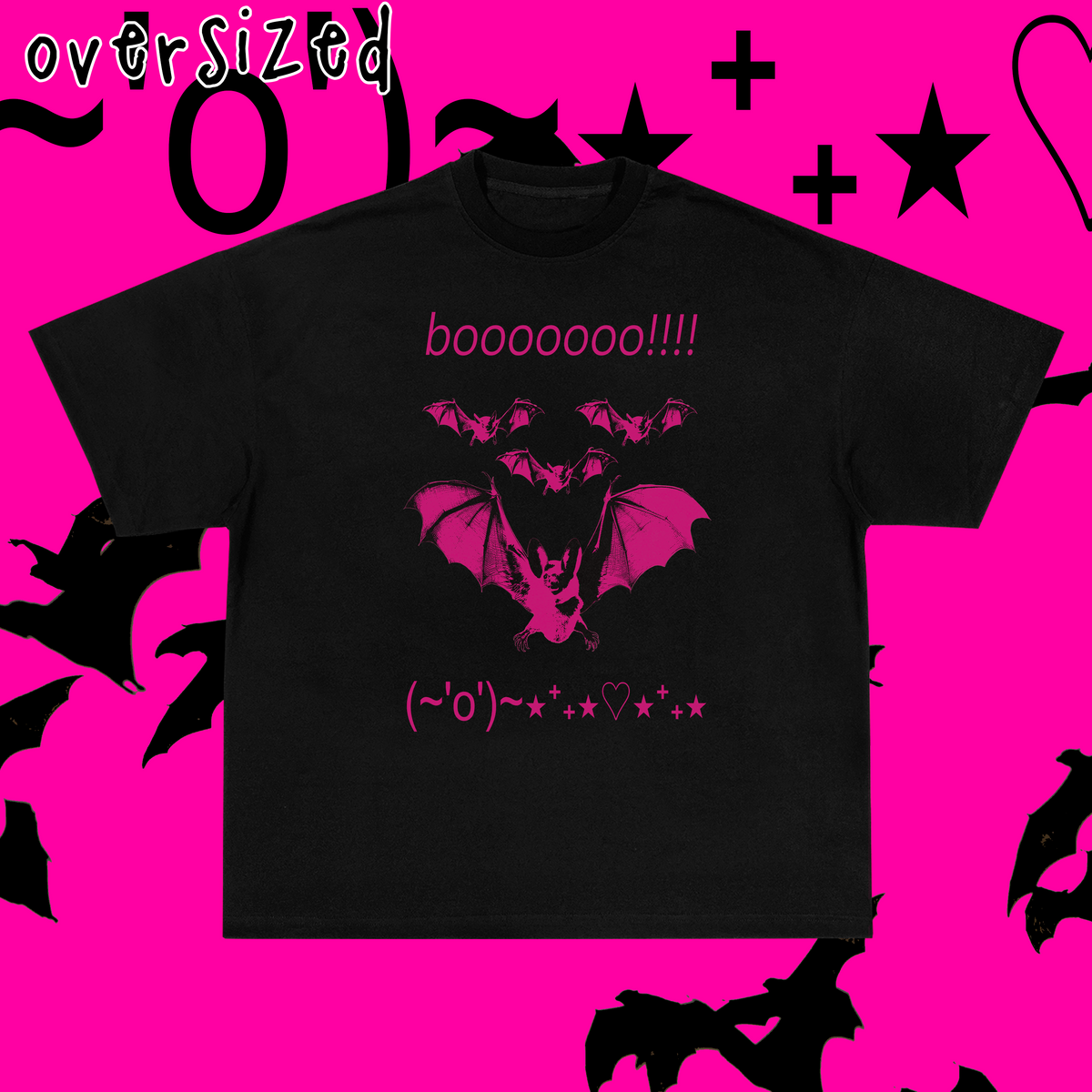 Nome do produto: Camiseta Oversized \'boo!!!\'