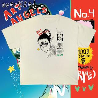 Nome do produtoCamiseta Oversized 'GRIMES - ART ANGELS'