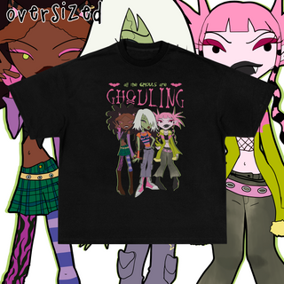 Nome do produtoCamiseta Oversized 'ALL THE GHOULS ARE GHOULING'