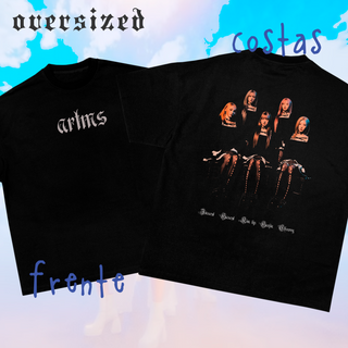 Camiseta Oversized Preta 'ARTMS'