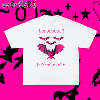 Nome do produtoCamiseta Oversized 'boo!!!'