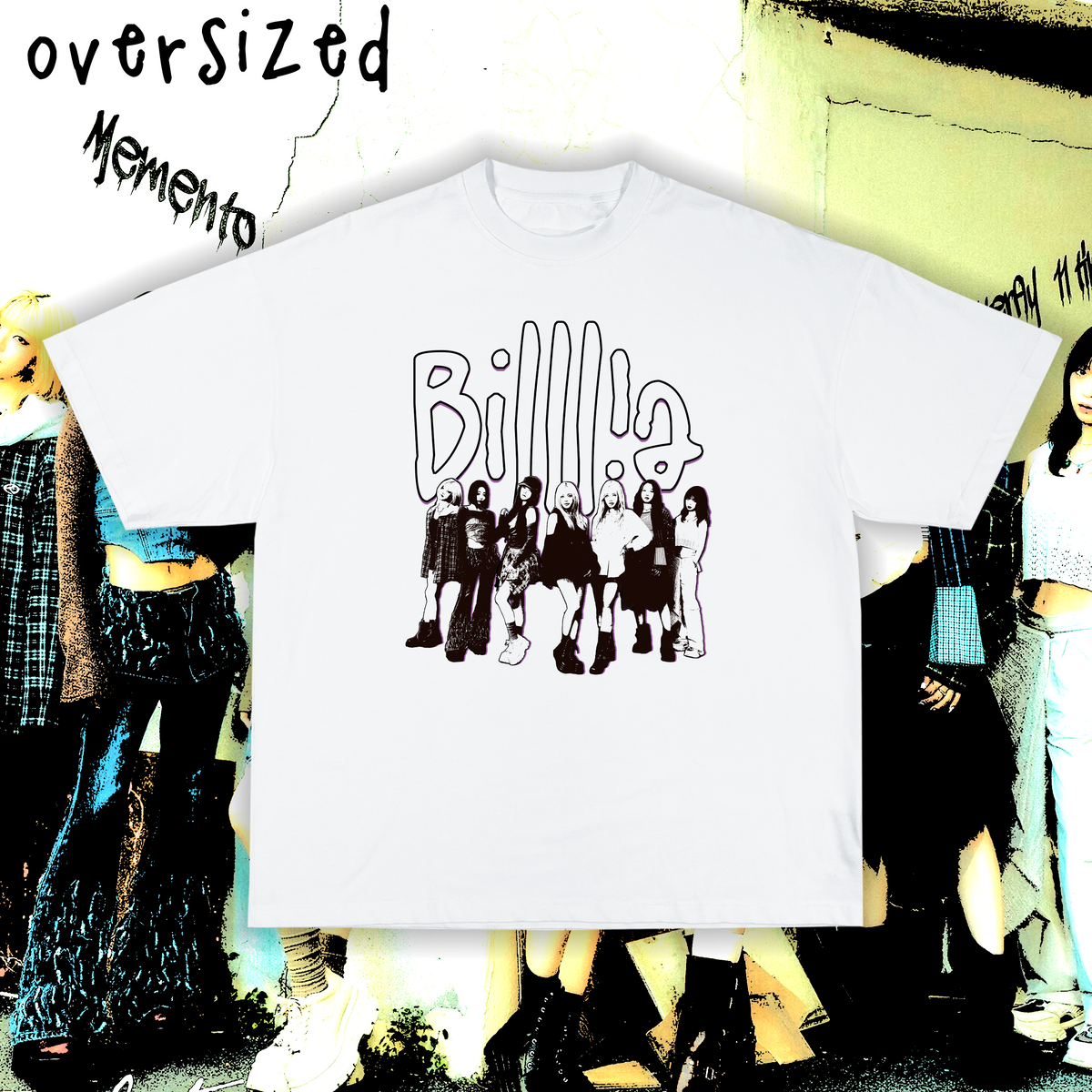 Nome do produto: Camiseta Oversized \'BILLLIE\'