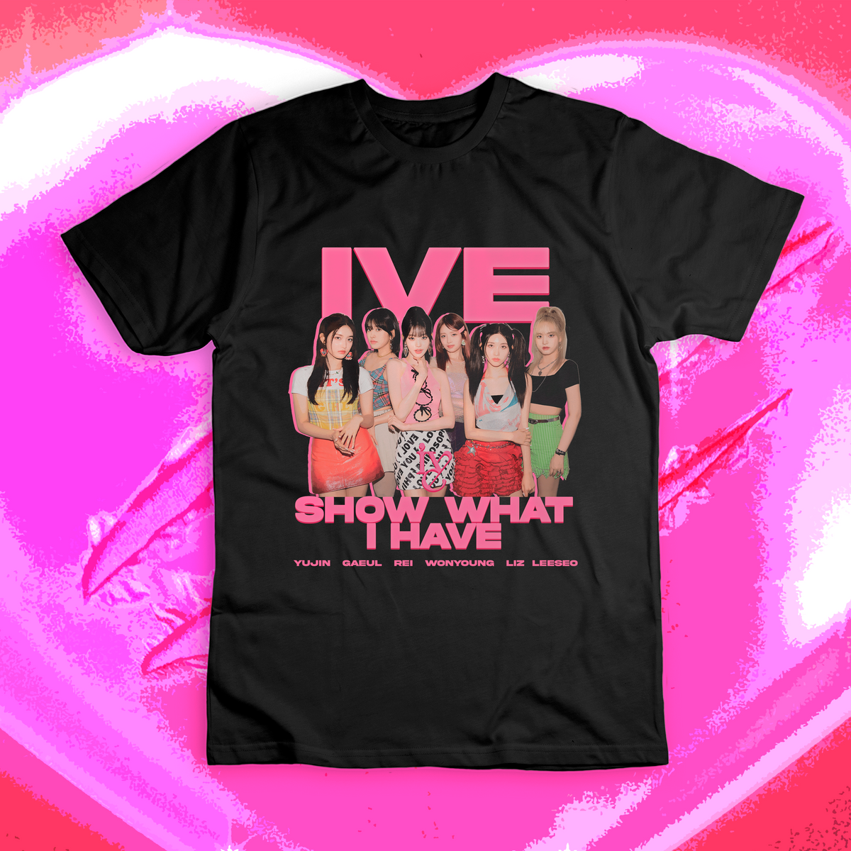 Nome do produto: Camiseta \'IVE - SHOW WHAT I HAVE TOUR\'