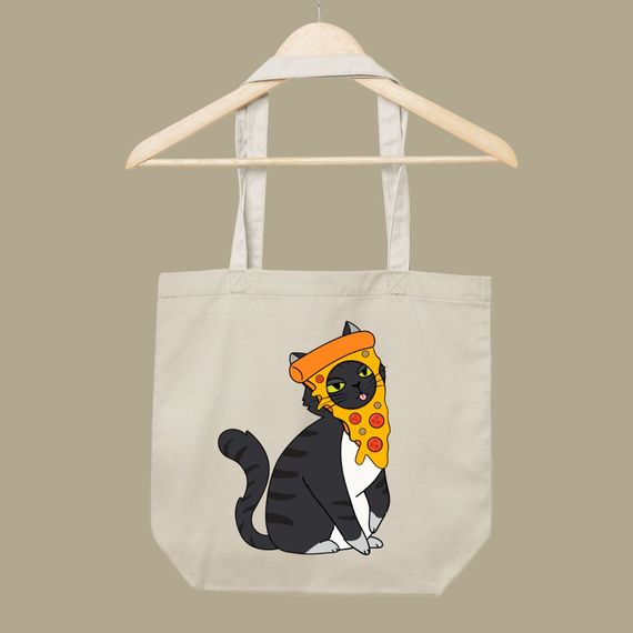 ecobag - fatia de gato