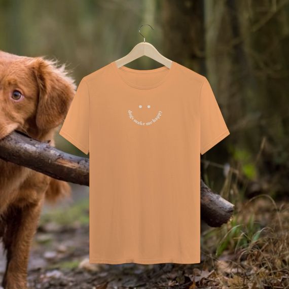 t-shirt (estonada) dogs make me happy