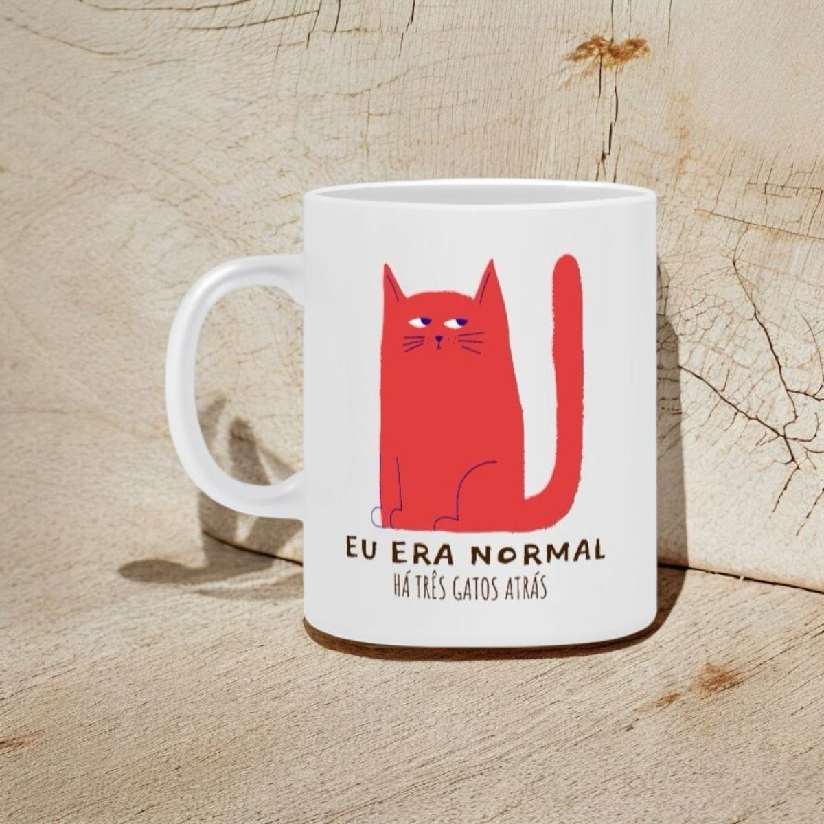 Nome do produto: caneca - eu era normal