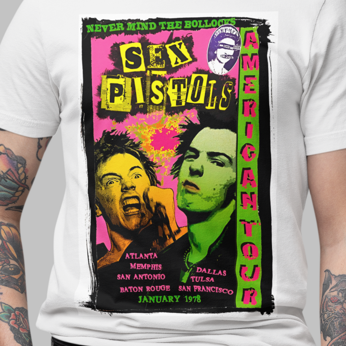 Nome do produto: T-SHIRT QUALITY SEX PISTOLS