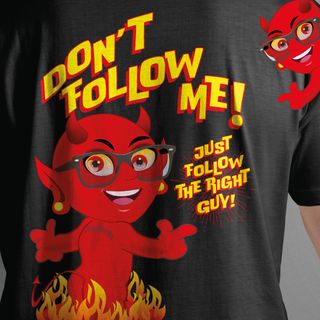 tshirt follow the right guy