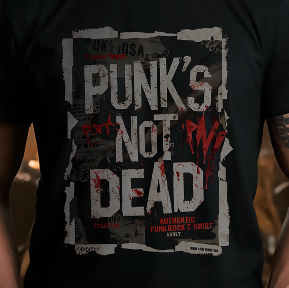 T-SHIRT PRIME PUNK'S NOT DEAD