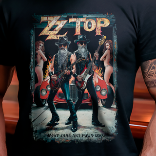 Nome do produtoT-SHIRT PLUS SIZE ZZ TOP