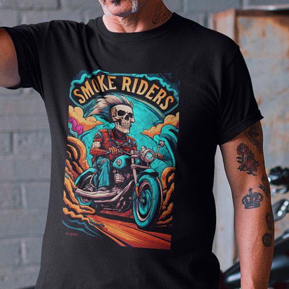 T-SHIRT SMOKE RIDERS 002 PLUS SIZE