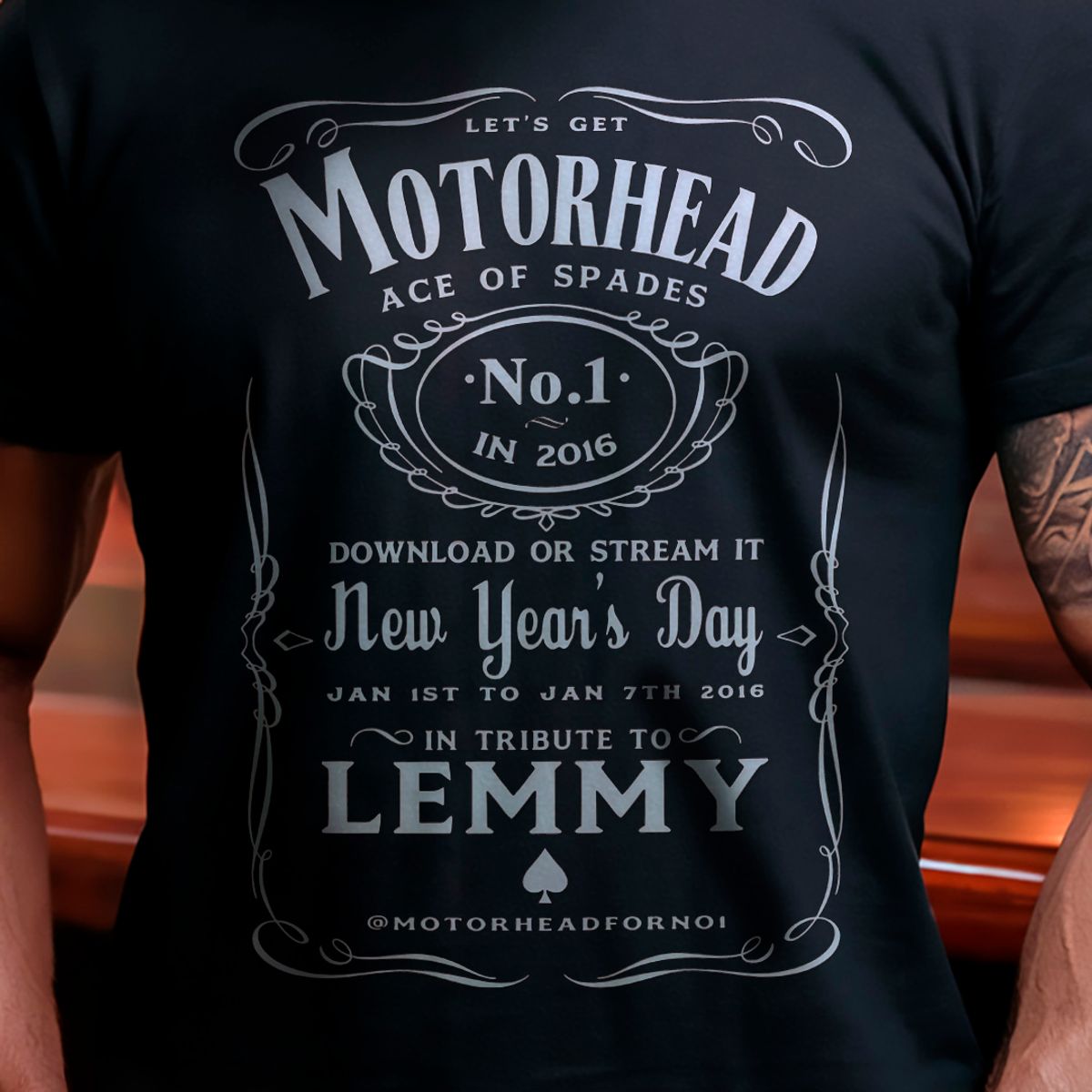 Nome do produto: T-SHIRT QUALITY LEMMY