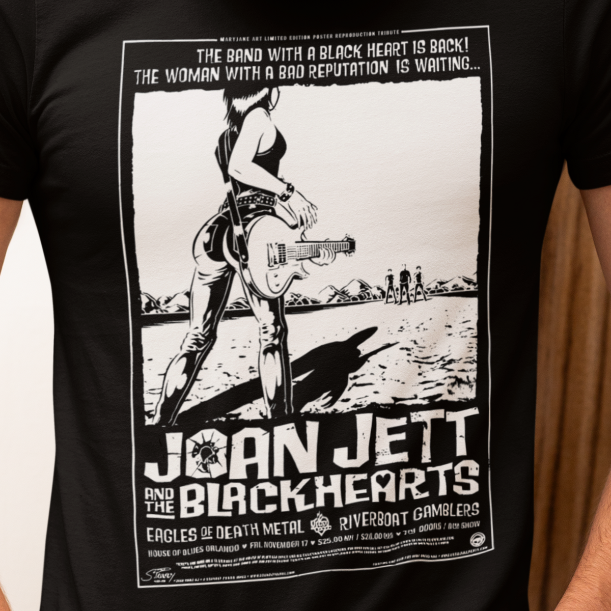 Nome do produto: T-SHIRT QUALITY JOAN JETT